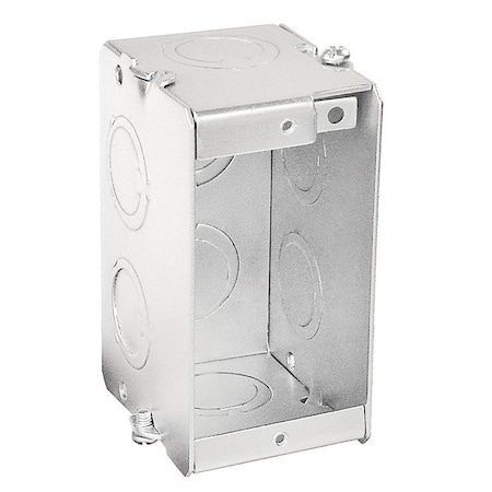 Southwire Electrical Box, 14 cu in, Masonry Box Type, 1 Gang, Steel TB-125-G